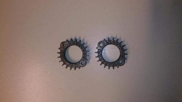 Kawasaki KZ250 uitlaatringen Z250A uitlaatflenzen flensen, Ophalen of Verzenden, Gebruikt