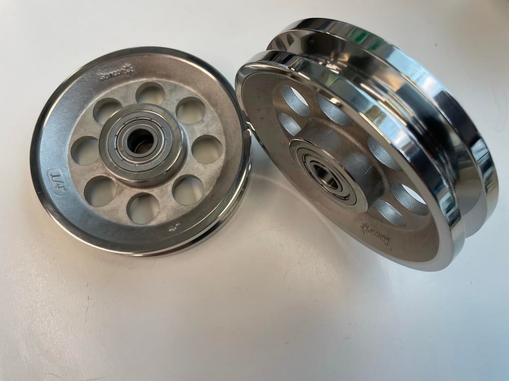 RVS kabel pulley kabelschijf katrol lagerkatrol, Ophalen of Verzenden, Nieuw