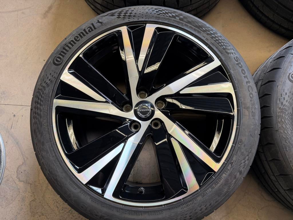 19 inch Origineel Volvo V90 S90 velgen met zomerbanden, 19 inch, Gebruikt, 255 mm, Banden en Velgen