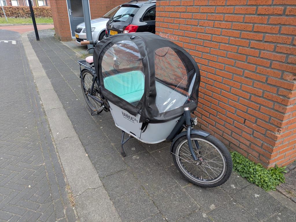 Babboe bakfiets city mountain, Fietsen en Brommers, Fietsen | Bakfietsen, Gebruikt, Elektrisch, 2 kinderen, Ophalen