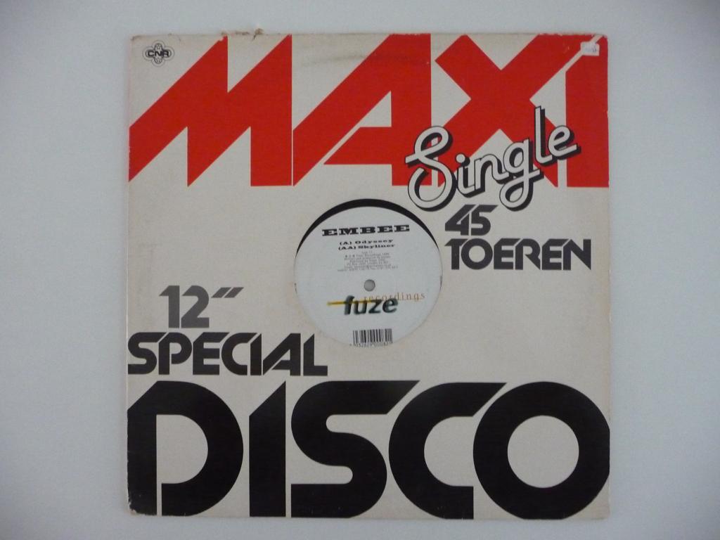 maxi single EMBEE - ODYSSEY - FUZE RECORDS, 1999, Cd's en Dvd's, Vinyl Singles, Gebruikt, Overige genres, Maxi-single, Ophalen of Verzenden