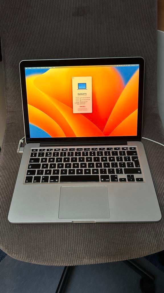 MacBook Pro 2015 13” Retina 8GB 256GB SSD, Computers en Software, Apple Macbooks, Gebruikt, MacBook Pro, 13 inch, 2 tot 3 Ghz