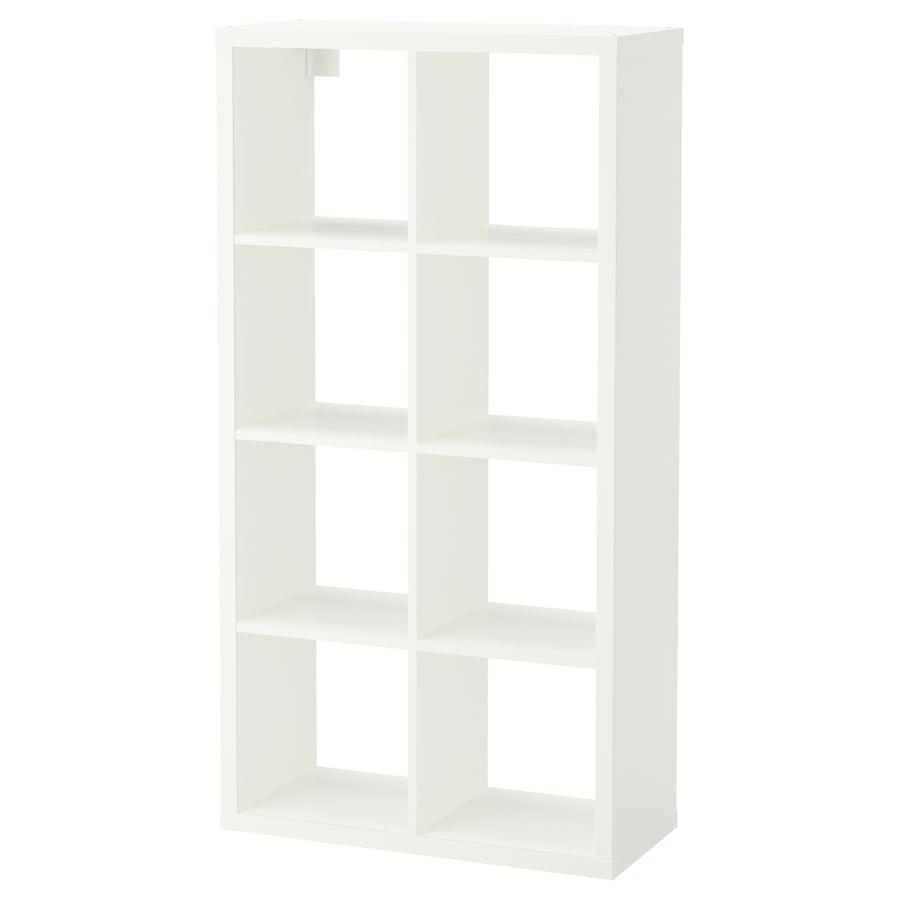 Witte Kallax kast met 8 vakken - IKEA, Huis en Inrichting, Ophalen, Met plank(en), Gebruikt, 50 tot 100 cm