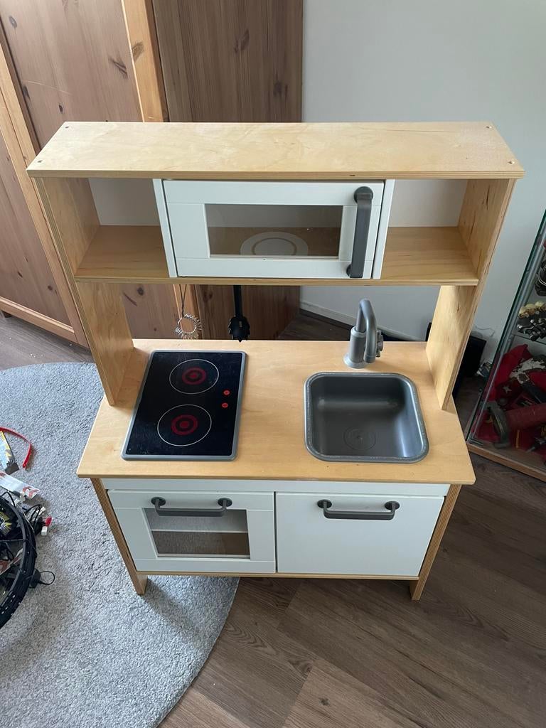 IKEA houten speelkeuken incl speegoed, Ophalen, Gebruikt, Hout, Speelkeuken