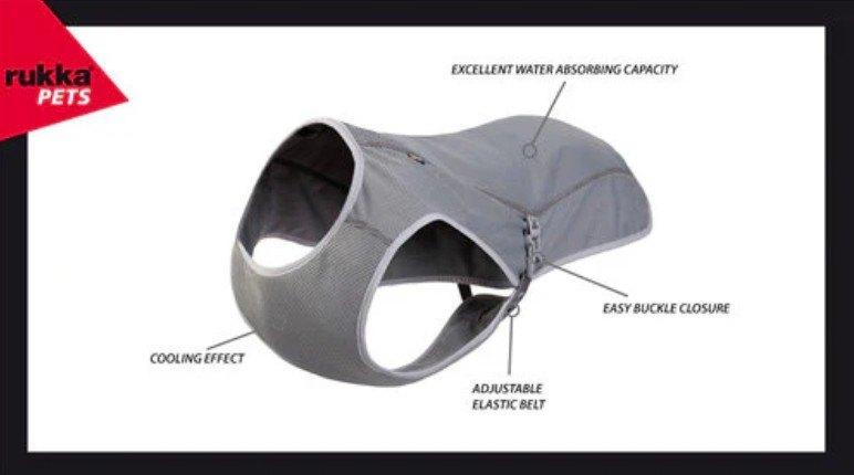 RukkaPets Cooling Vest | Koelvest Honden XS, S, M, L & XL, Verzenden, Nieuw, Hondenjas