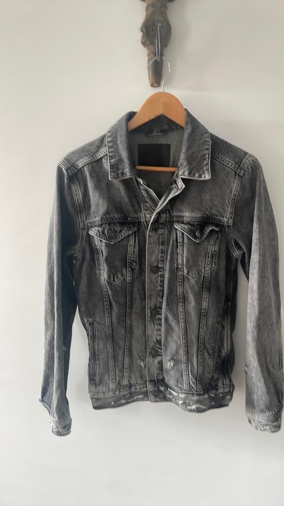 Gaaf distressed denim jack van Anti Blue, Ophalen of Verzenden, Zo goed als nieuw, Maat 46 (S) of kleiner, Grijs