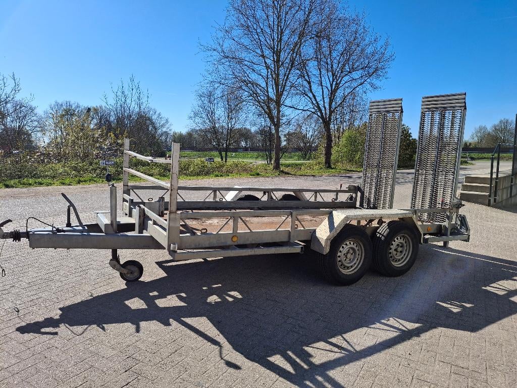 Machinetransporter Aanhangwagen., Ophalen, Gebruikt