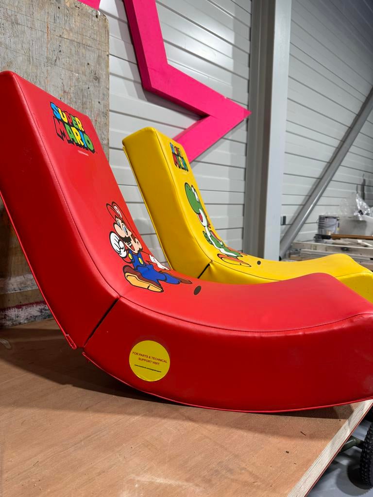 X Rocker Super Mario game stoeltjes, Ophalen of Verzenden, Gebruikt