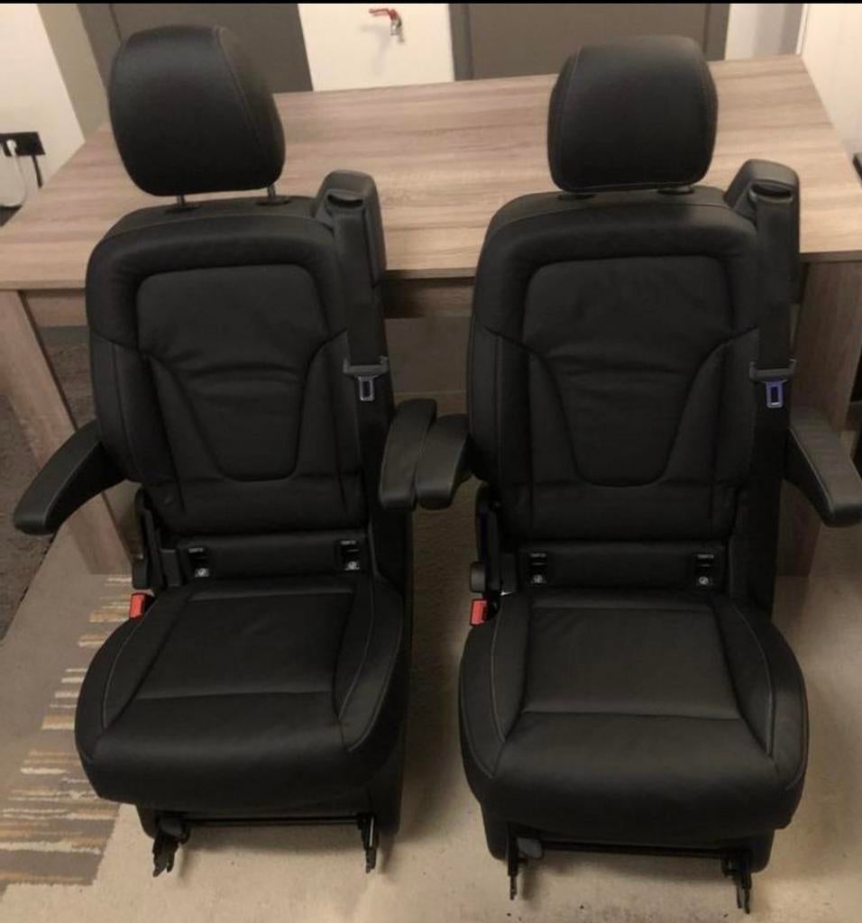 Lederen luxe stoelen LUGANO 1+1 Mercedes-Benz V-klasse W447, Ophalen of Verzenden, Gebruikt, Mercedes-Benz