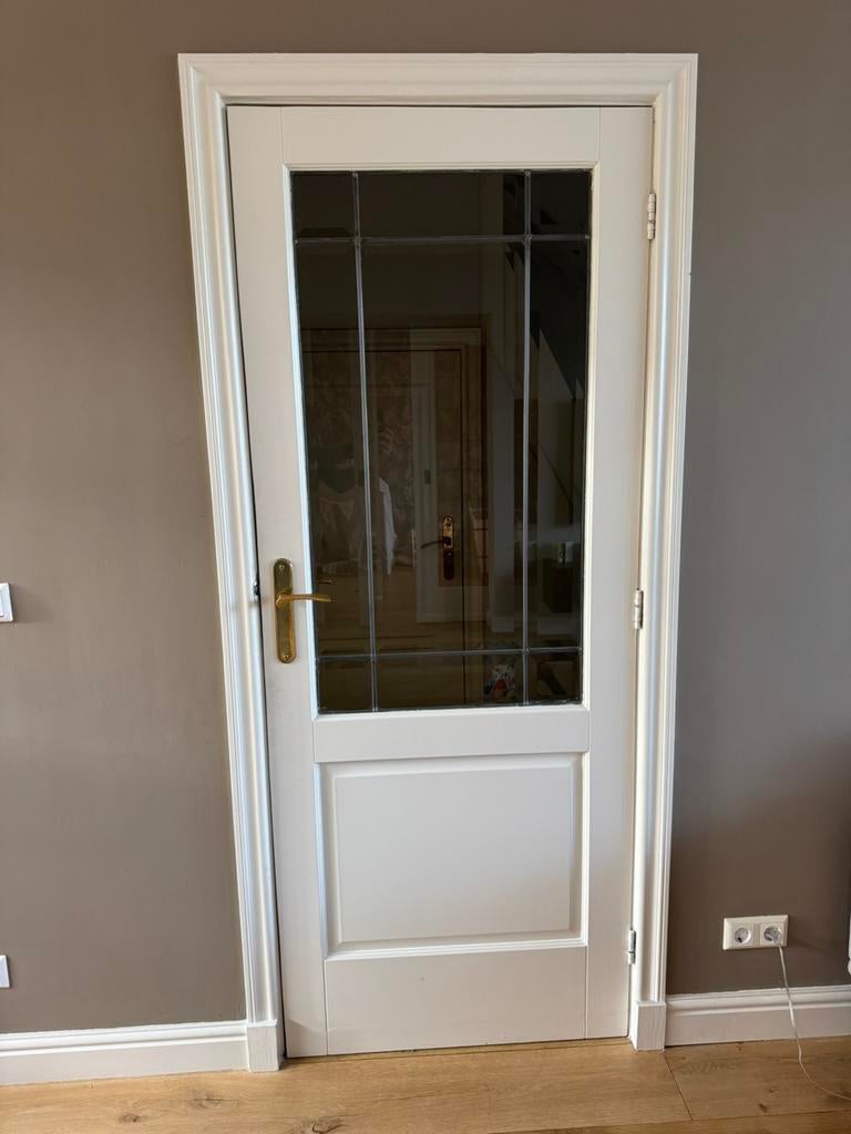 Binnendeur 207 x 82, Ophalen, Gebruikt, 80 tot 100 cm, Binnendeur