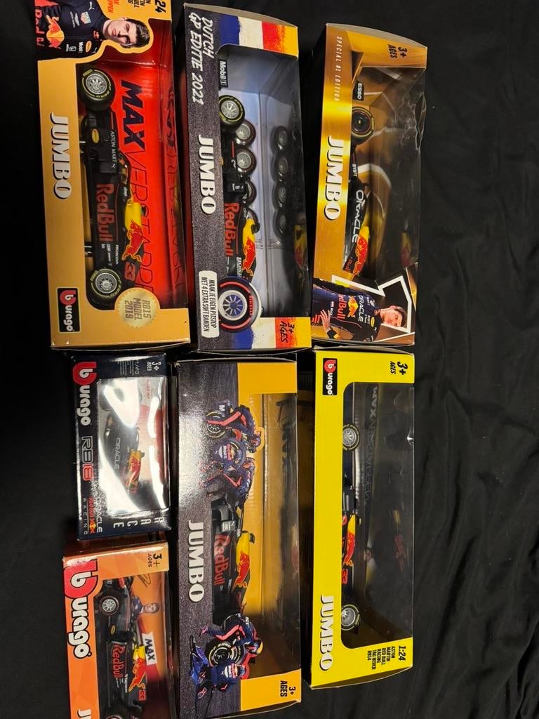 Max Verstappen verzamelauto's 2019-2024 (Jumbo), Ophalen of Verzenden, Nieuw, Auto, Overige merken