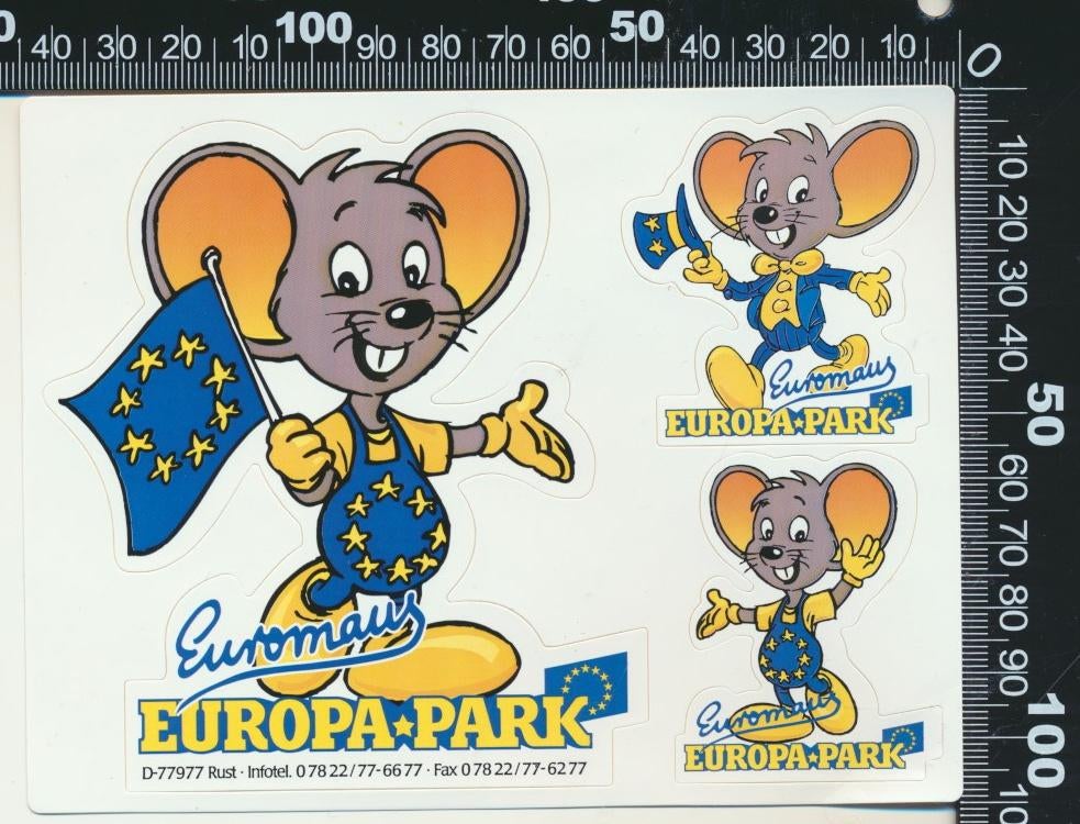 Sticker: Europa Park - Rust (5), Ophalen of Verzenden, Zo goed als nieuw, Bedrijf of Vereniging