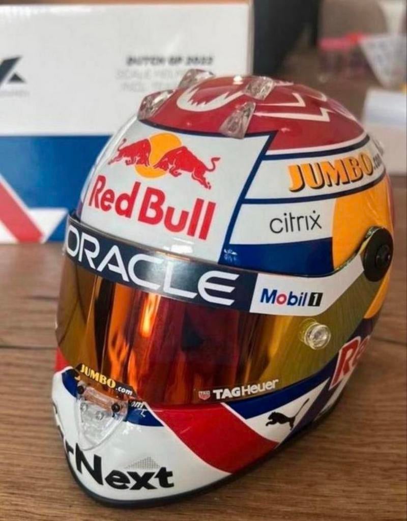 Max verstappen helm, Verzamelen, Ophalen of Verzenden, Zo goed als nieuw, Formule 1
