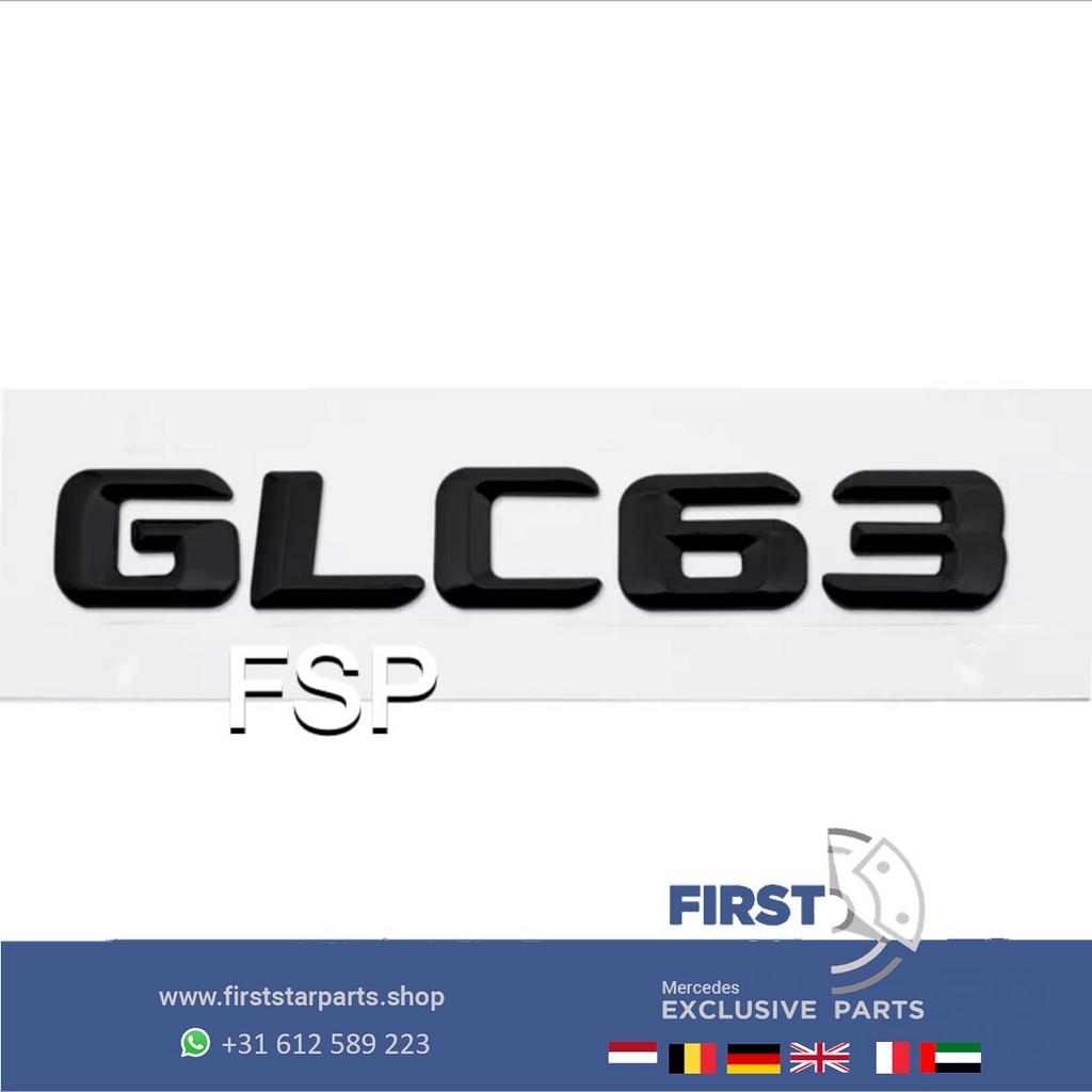 LETTERS W253 GLC63 AMG ZWART LOGO Mercedes GLC Klasse 63 201