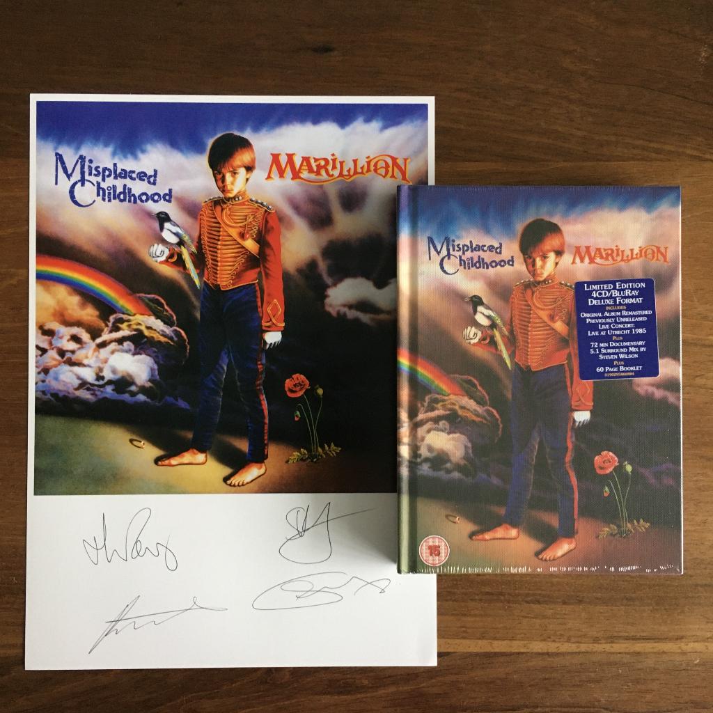 4Cd+BRDvd Marillion Misplaced Childhood Deluxe SIGNED NIEUW, Ophalen of Verzenden, Nieuw in verpakking, Progressive