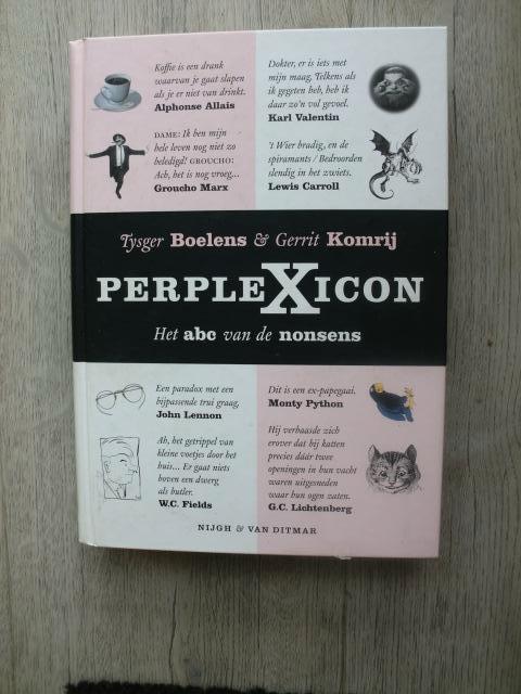 Tysger Boelens & Gerrit Komrij - Perplexicon (Hardcover), Boeken, Literatuur, Nieuw, Ophalen of Verzenden