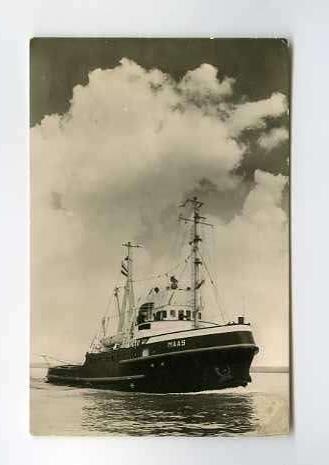 scheepvaart-foto/kaart-SMIT.INT-MAASSLUIS-maas, Ophalen of Verzenden, 1940 tot 1960, Gelderland