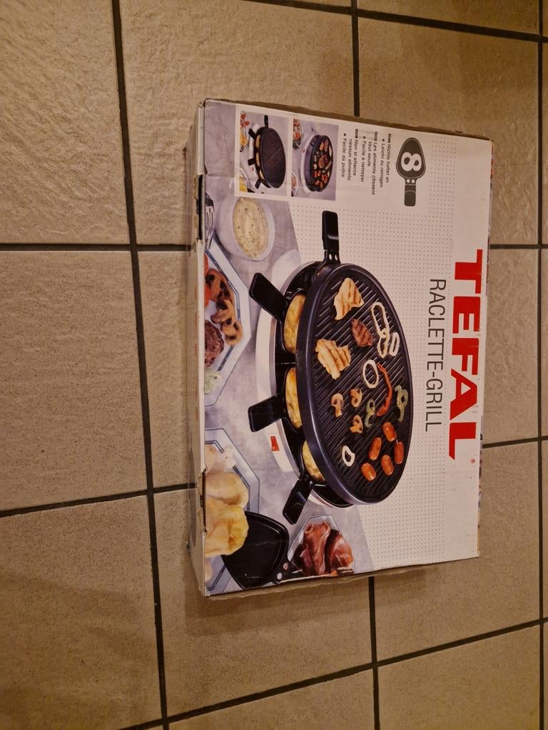 Tefal Raclette-Grill Gourmetstel - Zo goed als nieuw, Witgoed en Apparatuur, Gourmetstellen, Ophalen, Zo goed als nieuw, 8 personen of meer