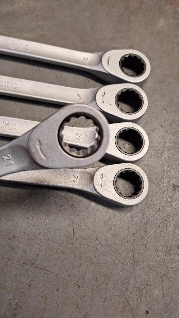 Gedore 7R-XL maat 21 Ringratel steeksleutel ringsleutel, ., Nieuw, Ophalen of Verzenden, .