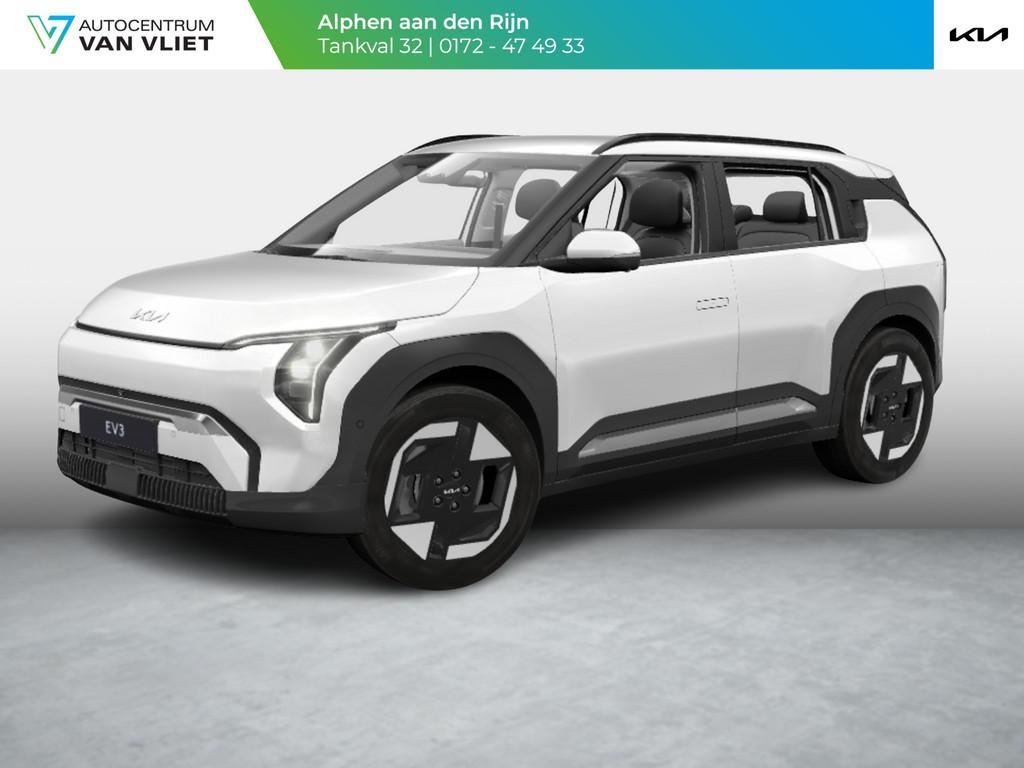 Kia EV3 Air 58.3 kWh | Navigatie | PDC | Achteruitrijcamera, EV3, Stof, 1700 kg, Wit