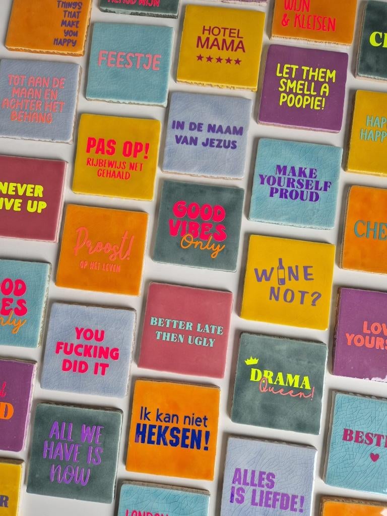 Blanco tegeltjes DIY 10x10 / 13x13 / 7,5x15 cm BUNDELKORTING, Ophalen of Verzenden, Nieuw