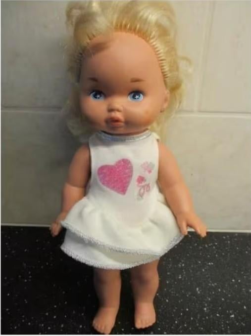 MATTEL 1988"1977 LITTLE MISS MAKE-UP ITALY, Verzenden, Zo goed als nieuw, Pop