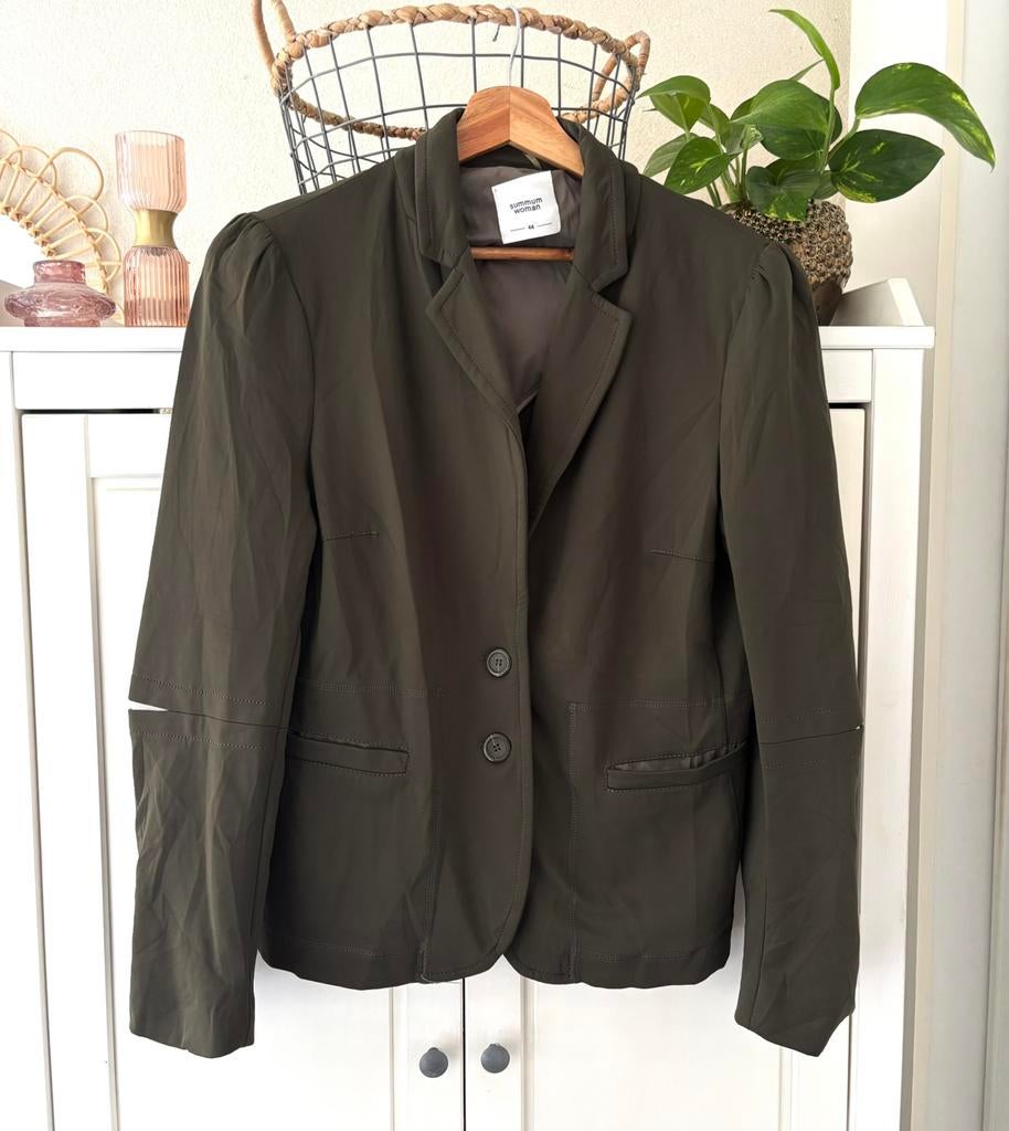 Summum travelstof blazer maat 44, Ophalen of Verzenden, Zo goed als nieuw, Maat 42/44 (L), Groen