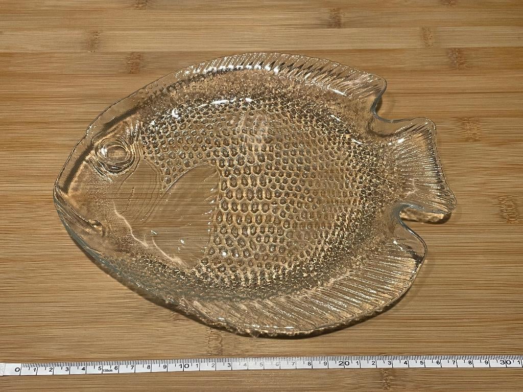 Arcoroc France Glazen Visschaal, Ophalen of Verzenden, Bord(en), Overige stijlen, Glas