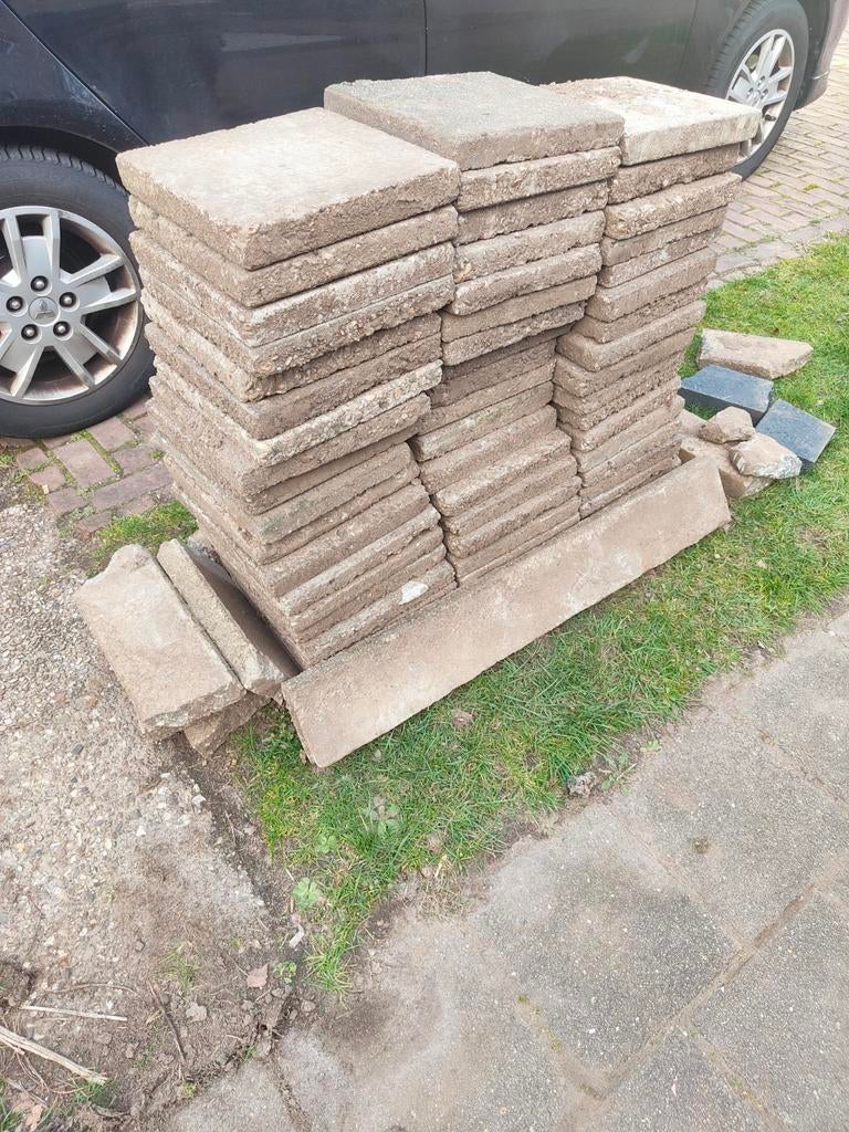 Tuin tegels 30x30, Tuin en Terras, Ophalen of Verzenden, Gebruikt, Beton, Terrastegels