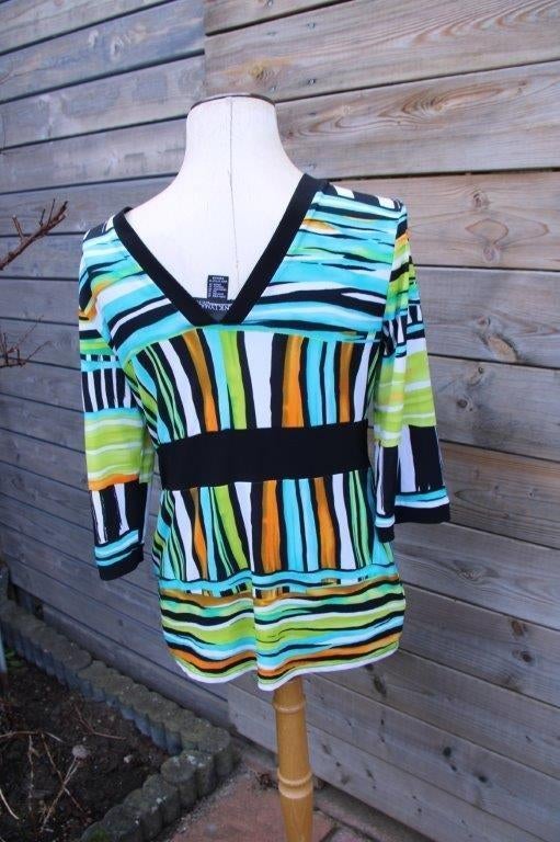 Tuniek zwart/ kleur Frank Lyman mt 40 Vaste prijs, Maat 38/40 (M), Zwart, Ophalen of Verzenden, Zo goed als nieuw