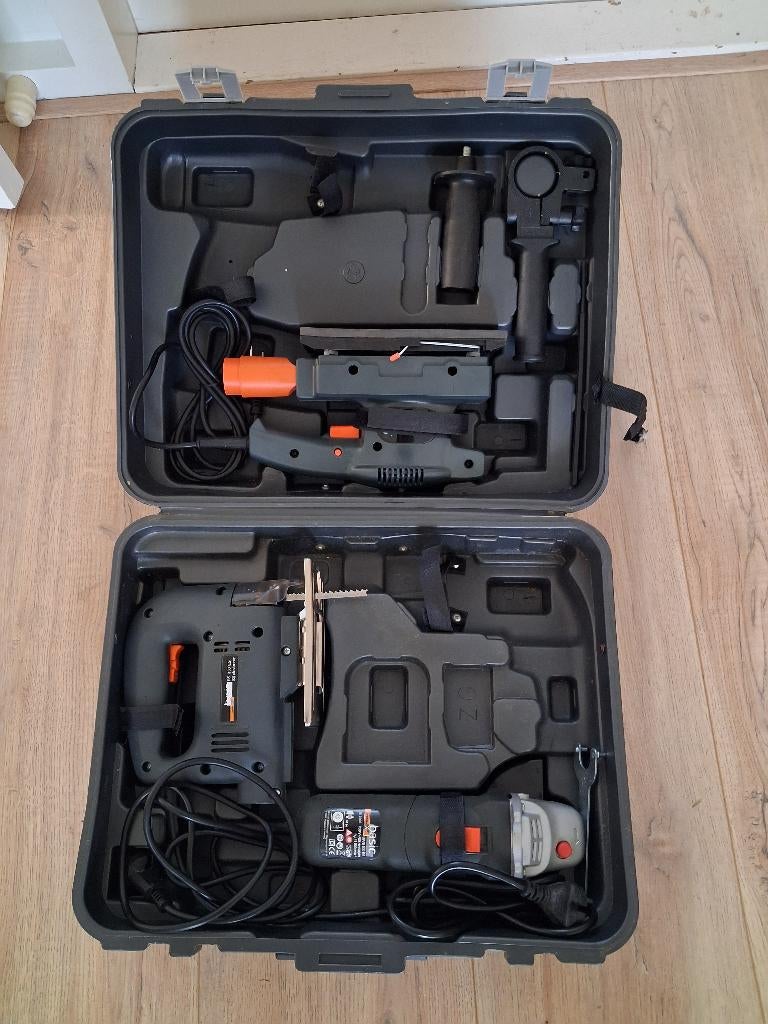 ZG Basic Powertool Set – Slijper, Zaag & Haakse 1000W, Ophalen of Verzenden, Zo goed als nieuw