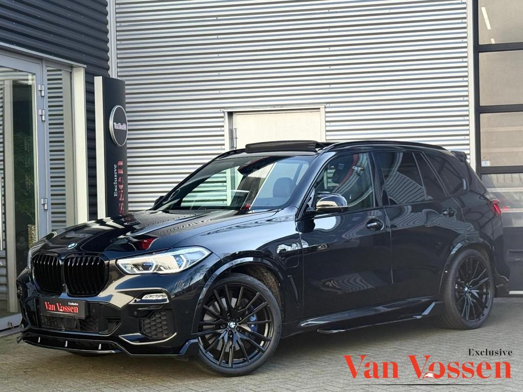 BMW X5 XDrive45e M-sport|KEYLESS|PANO|LEER|360CAMERA|MEMORY|, 12 maanden, Gebruikt, Zwart, Vierwielaandrijving