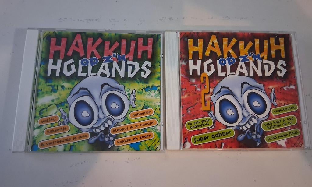 Hakkuh op z'n Hollands cd 1 + 2  nieuwstaat, Cd's en Dvd's, Ophalen of Verzenden, Gebruikt, Techno of Trance