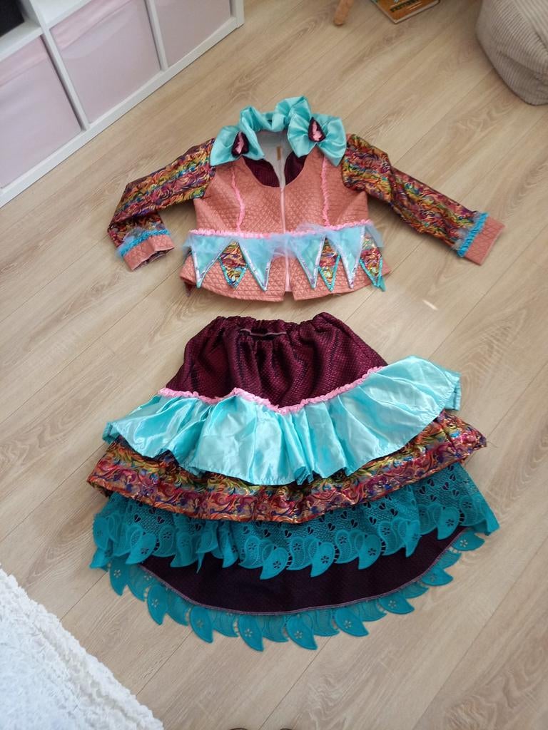 Carnaval kostuum dames xl, Ophalen, Zo goed als nieuw, Maat 46/48 (XL) of groter, Carnaval