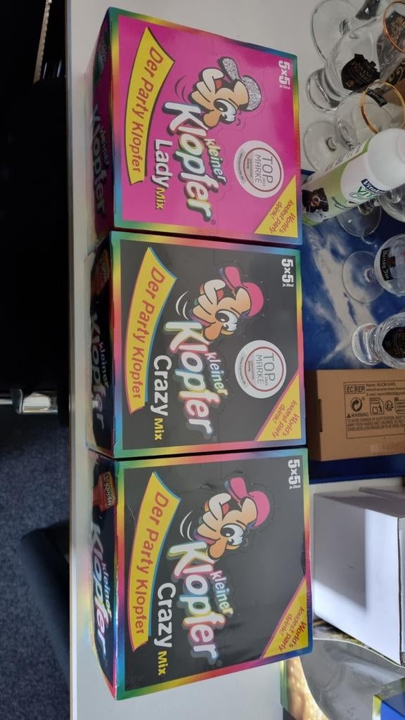 3 dozen kleiner klopfer 2 crazy mix en 1 lady mix, Ophalen of Verzenden, Nieuw, Versiering, Overige