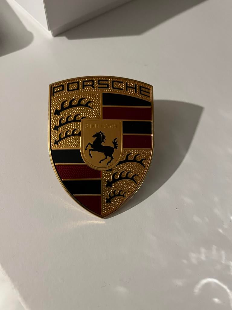 Origineel Porsche Embleem - Hoogwaardige Kwaliteit, Auto-onderdelen, Ophalen of Verzenden, Nieuw, Porsche