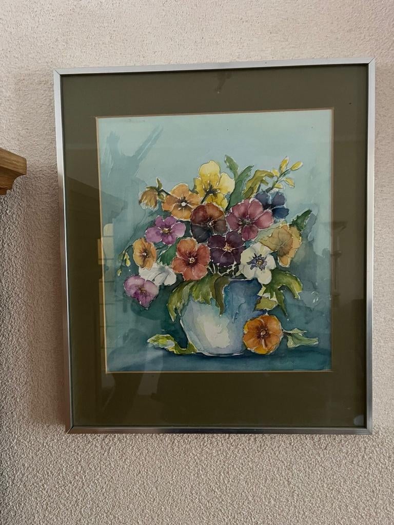 Ingelijste bloemenpracht, Ophalen