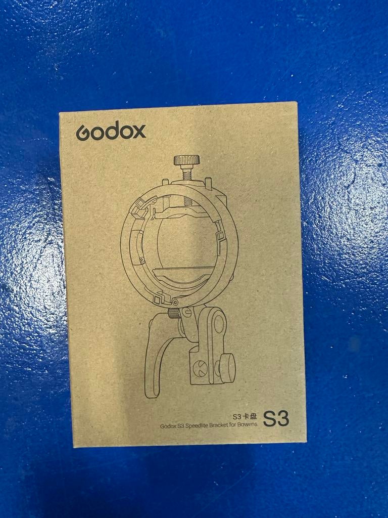 Godox S3 S-type beugel voor flitsers, Audio, Tv en Foto, Fotografie | Fotostudio en Toebehoren, Zo goed als nieuw, Lamp of Flitsset