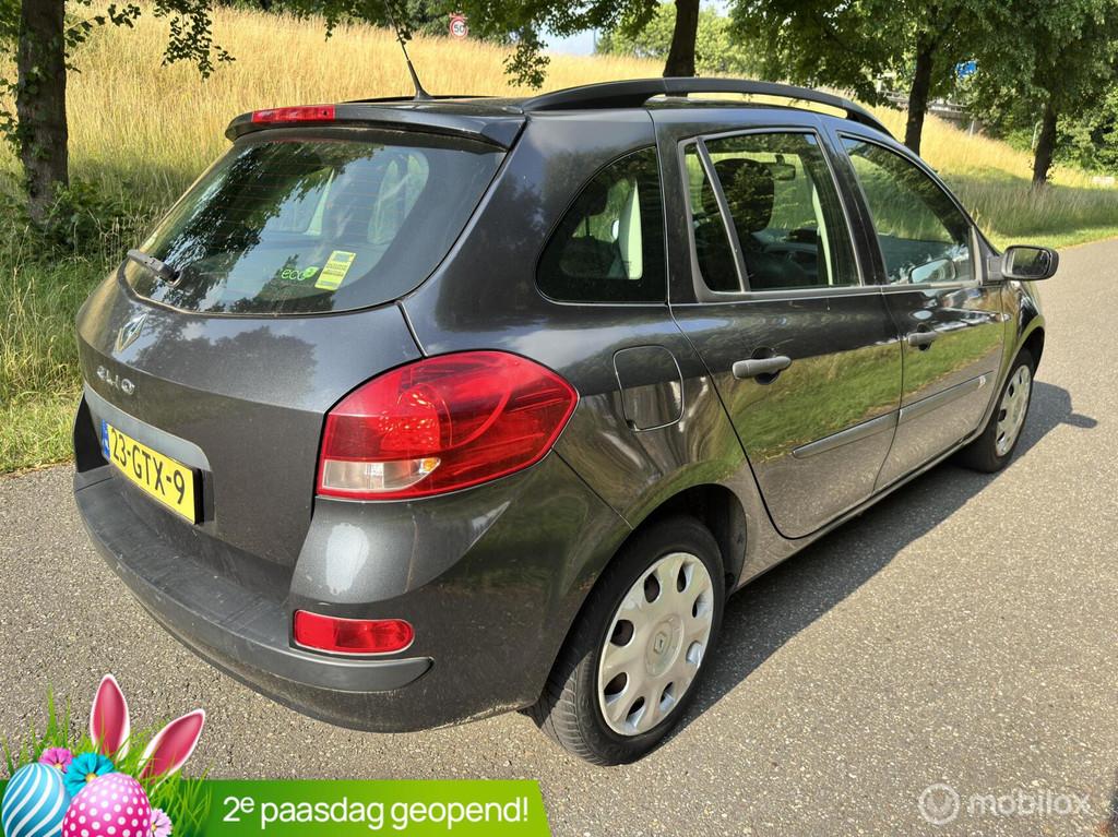 Renault Clio Estate 1.2-16V*1E EIGENAAR*NAP*APK 07/26, Voorwielaandrijving, Gebruikt, Zwart, 4 cilinders