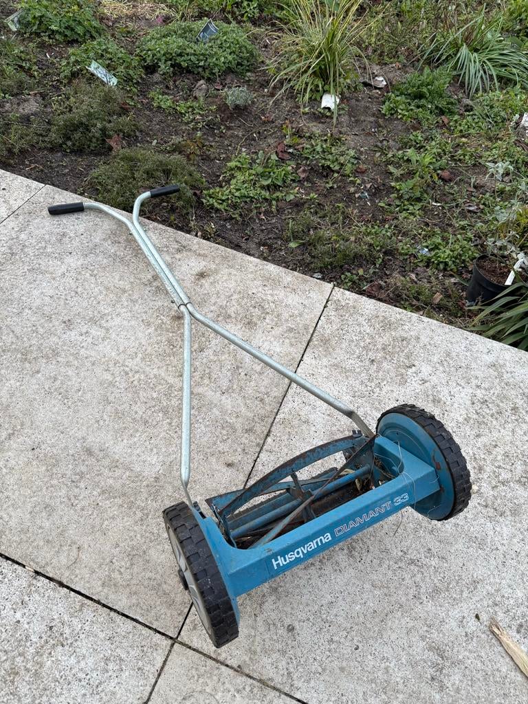 Husqvarna Diamant 33 handgrasmaaier, Tuin en Terras, Ophalen, Gebruikt, Handgrasmaaier, 30 t/m 39 cm
