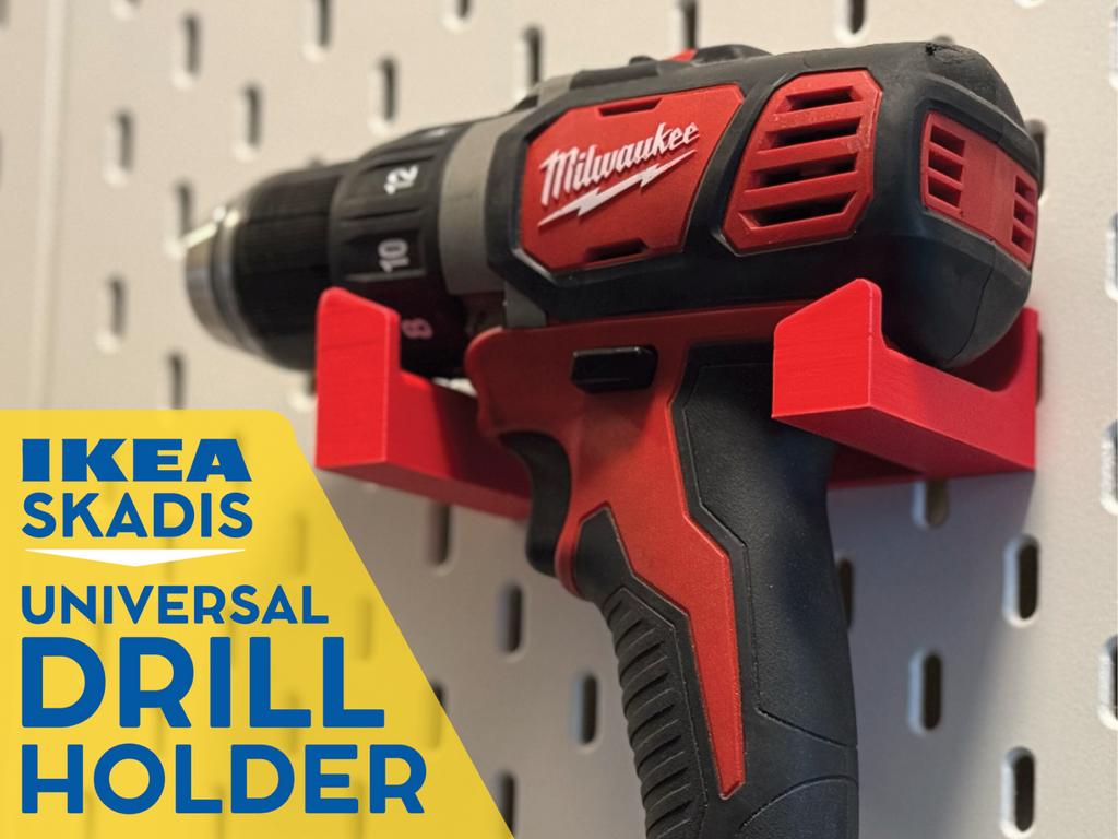 Universele boormachine houder voor IKEA Skadis, Ophalen of Verzenden