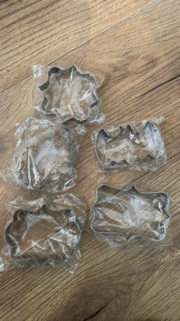 Uitsteekvormpjes sier, Ophalen of Verzenden, Zo goed als nieuw, Bakvorm