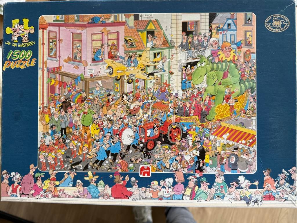 Jan van Haasteren puzzel “CARNAVAL” 1500 stukjes, Ophalen, 500 t/m 1500 stukjes, Zo goed als nieuw