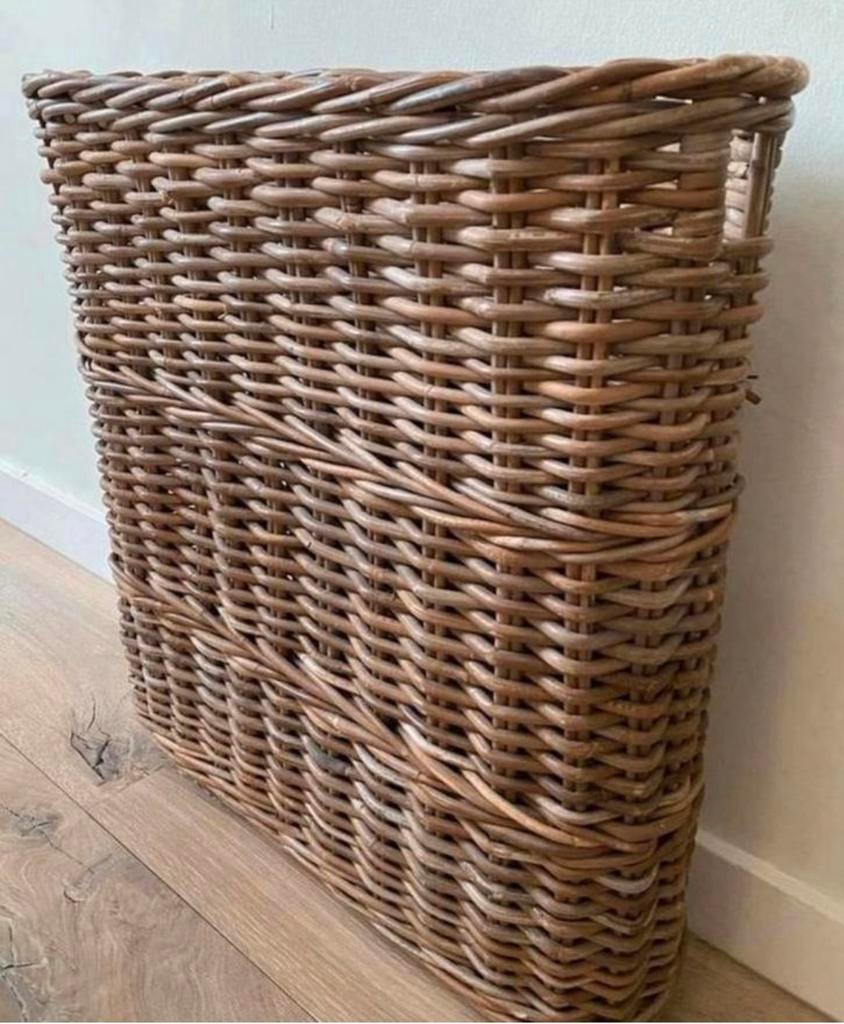 Rieten paraplubak / mand, Ophalen, Zo goed als nieuw, Rechthoekig, Riet