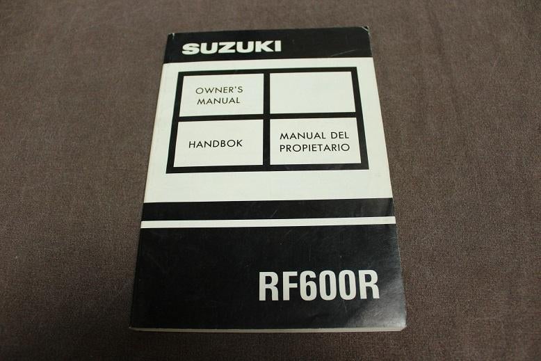 Suzuki RF600R 1992 / 93 motorcycle owner's manual RF 600 R, Ophalen of Verzenden, Suzuki