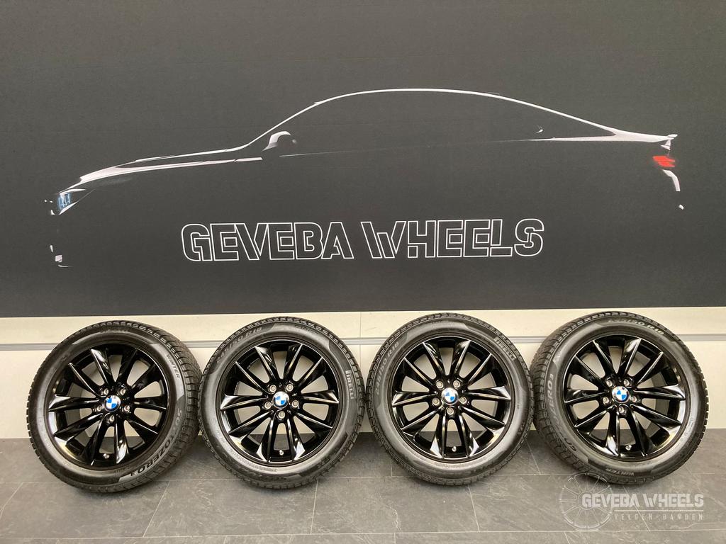 18” originele BMW X3 F25 X4 F26 velgen + winterbanden 5x120, 18 inch, -, -, Banden en Velgen