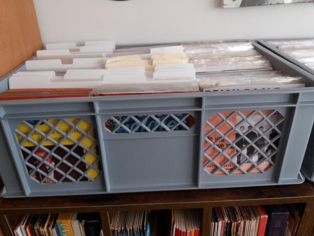 Verzameling van 850 singles jaren 60-70, Cd's en Dvd's, Ophalen, Gebruikt, 7 inch, Single