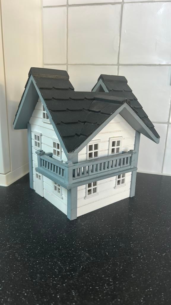 Riviera Maison waxinelamp houder huisje, Ophalen of Verzenden, Zo goed als nieuw, Overige materialen, Minder dan 25 cm