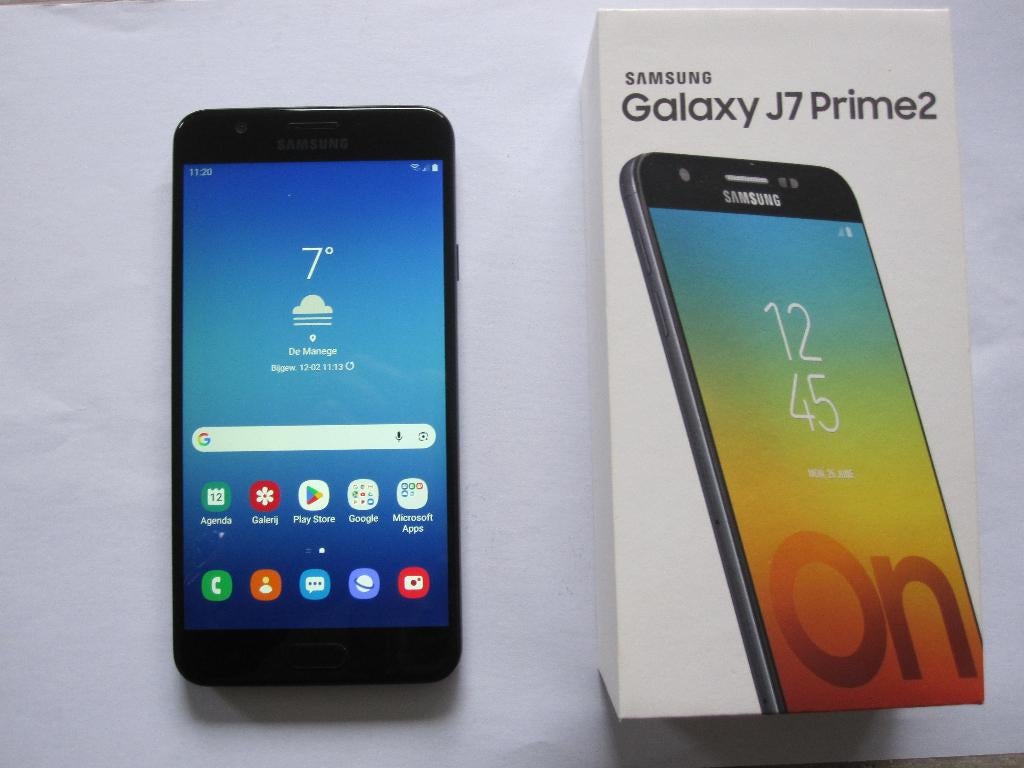 Uitstekende Samsung Galaxy J7 Prime2 Android 32gb 5,5 inch, Verzenden, Zwart, 32 GB, Zo goed als nieuw