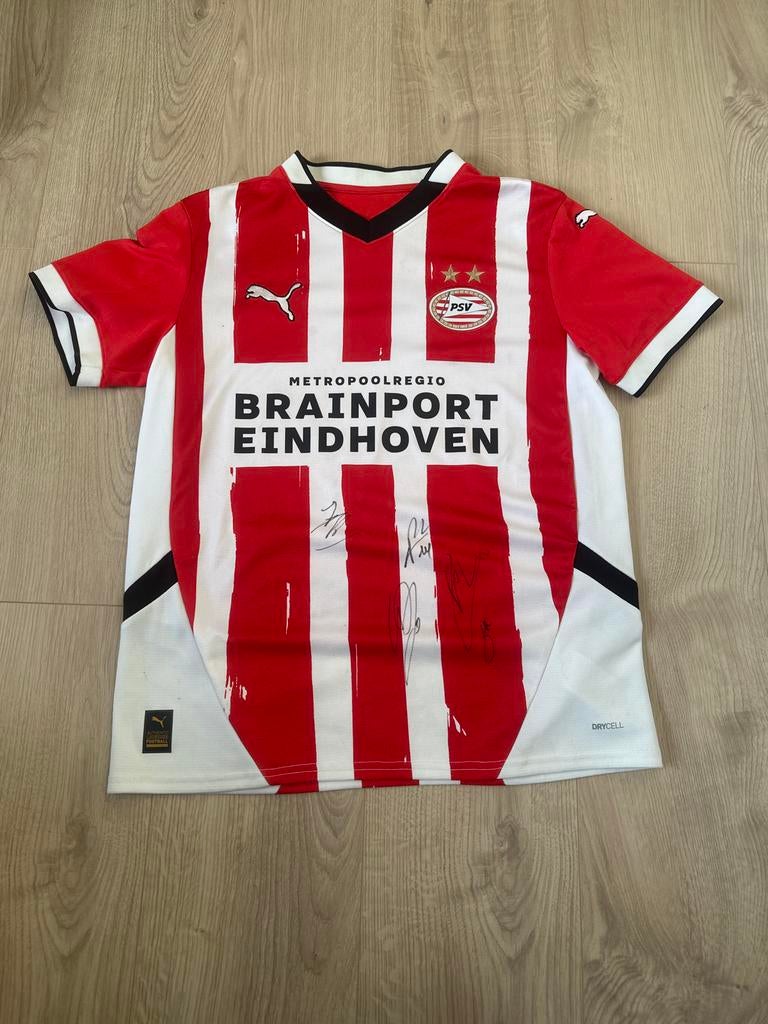 PSV shirt met handtekeningen, maat 15/16Y, Maat XS of kleiner, Ophalen of Verzenden, Nieuw, Shirt